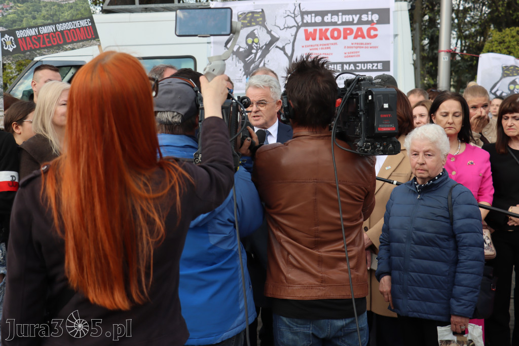 Fotorelacja: MISJA INTERWENCJA TVP3 Katowice w Zawierciu - NIE DLA KOPALNI