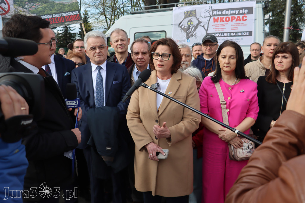 Fotorelacja: MISJA INTERWENCJA TVP3 Katowice w Zawierciu - NIE DLA KOPALNI
