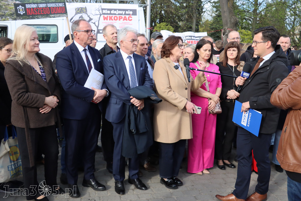 Fotorelacja: MISJA INTERWENCJA TVP3 Katowice w Zawierciu - NIE DLA KOPALNI