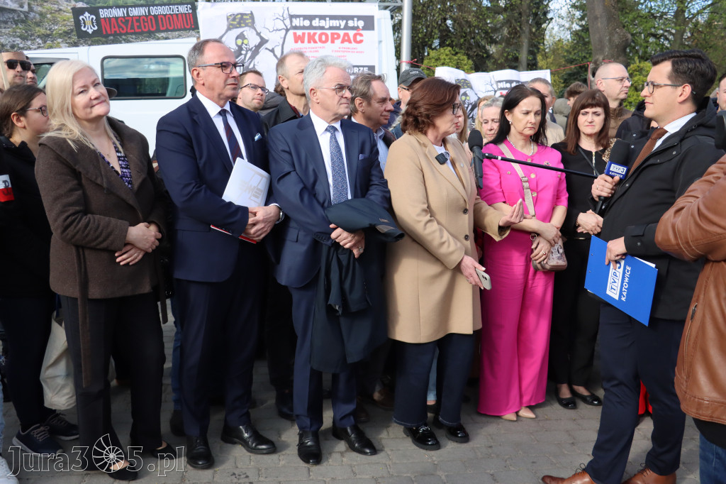 Fotorelacja: MISJA INTERWENCJA TVP3 Katowice w Zawierciu - NIE DLA KOPALNI