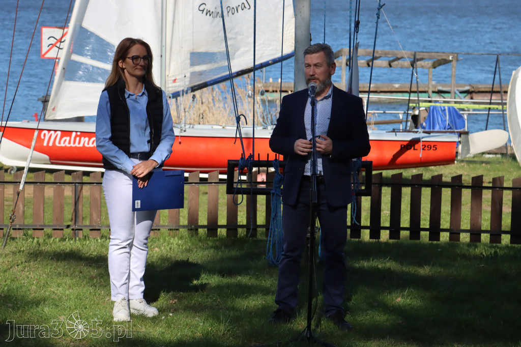 Fotorelacja: Uroczyste podniesienie Bandery PZŻ - otwarcie sezonu żeglarskiego 2026 w Poraju