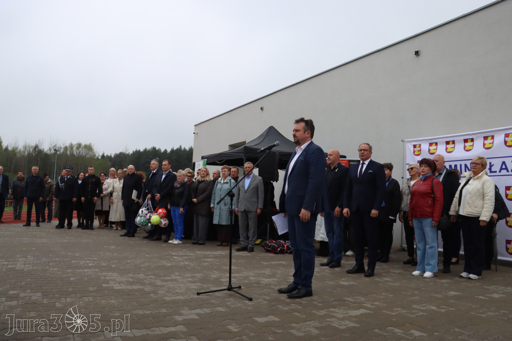 Fotorelacja: Uroczystość otwarcia stadionu miejskiego w Łazach po rewitalizacji