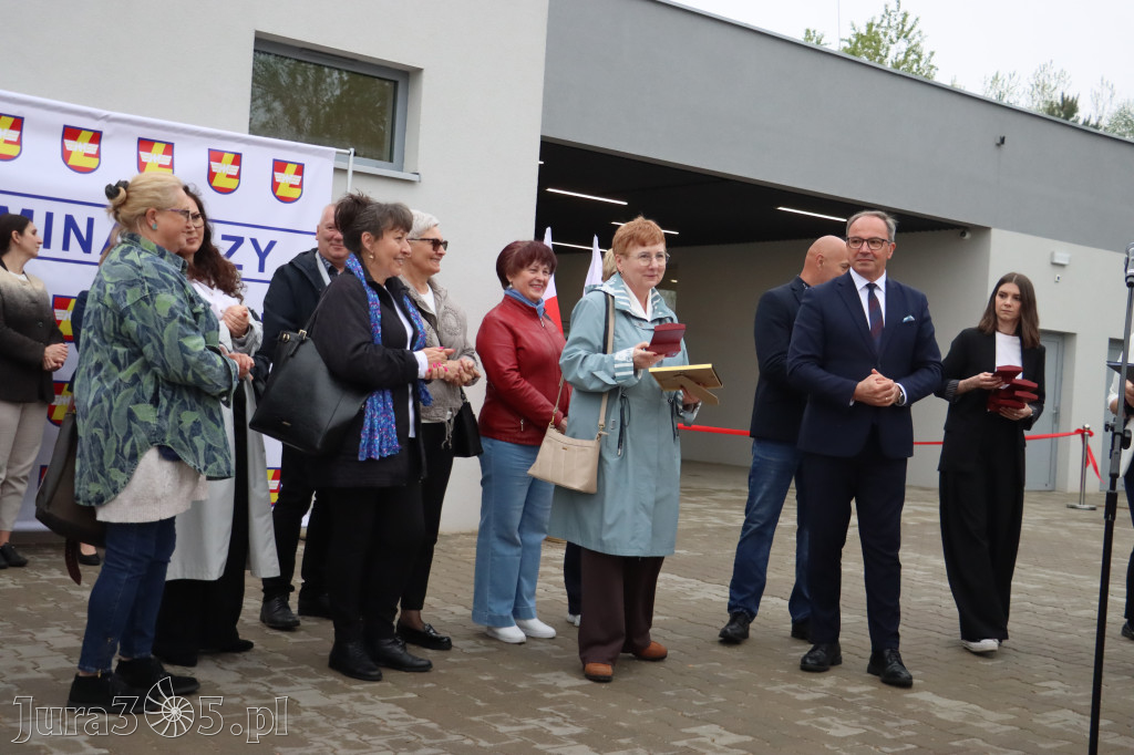 Fotorelacja: Uroczystość otwarcia stadionu miejskiego w Łazach po rewitalizacji