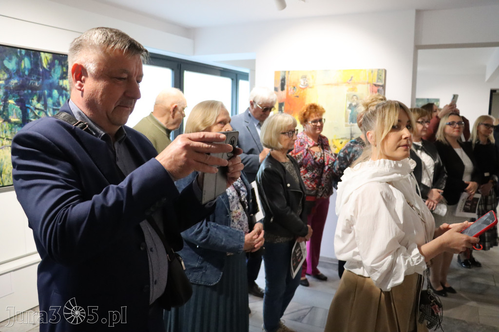 Fotorelacja: Wernisaż wystawy Małgorzaty Lazarek w MOK Zawiercie