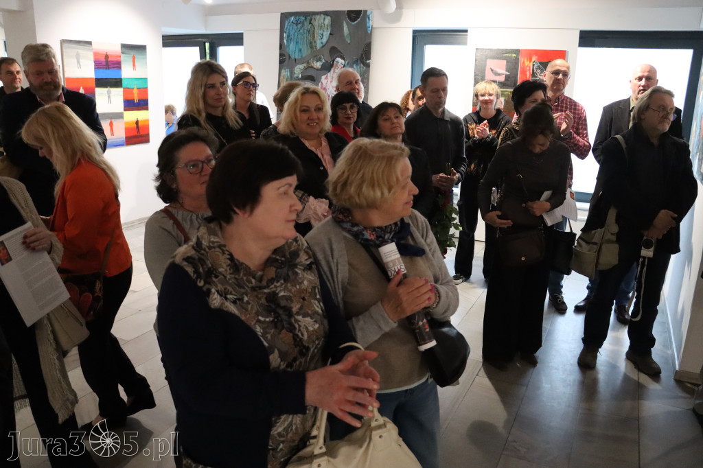 Fotorelacja: Wernisaż wystawy Małgorzaty Lazarek w MOK Zawiercie