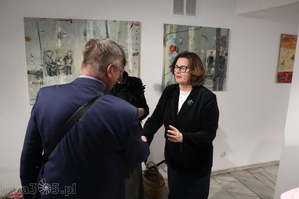 Fotorelacja: Wernisaż wystawy Małgorzaty Lazarek w MOK Zawiercie