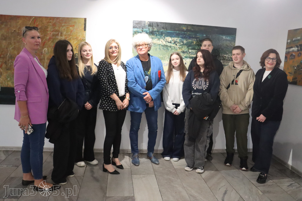 Fotorelacja: Wernisaż wystawy Małgorzaty Lazarek w MOK Zawiercie