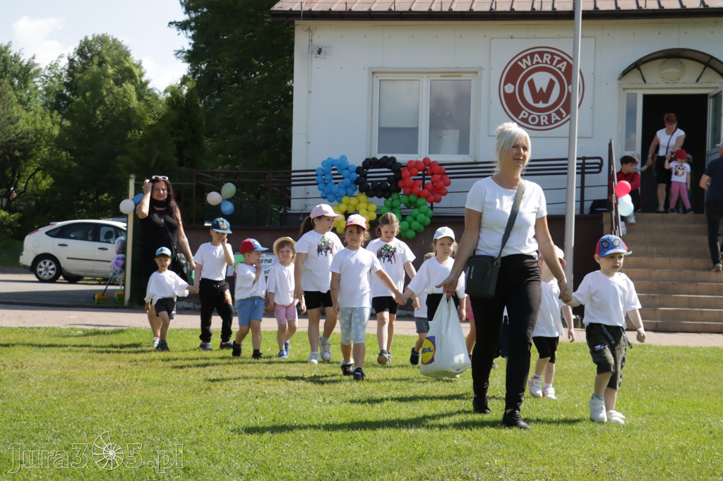 Fotorelacja I: Gminna Spartakiada Przedszkolaków w Poraju