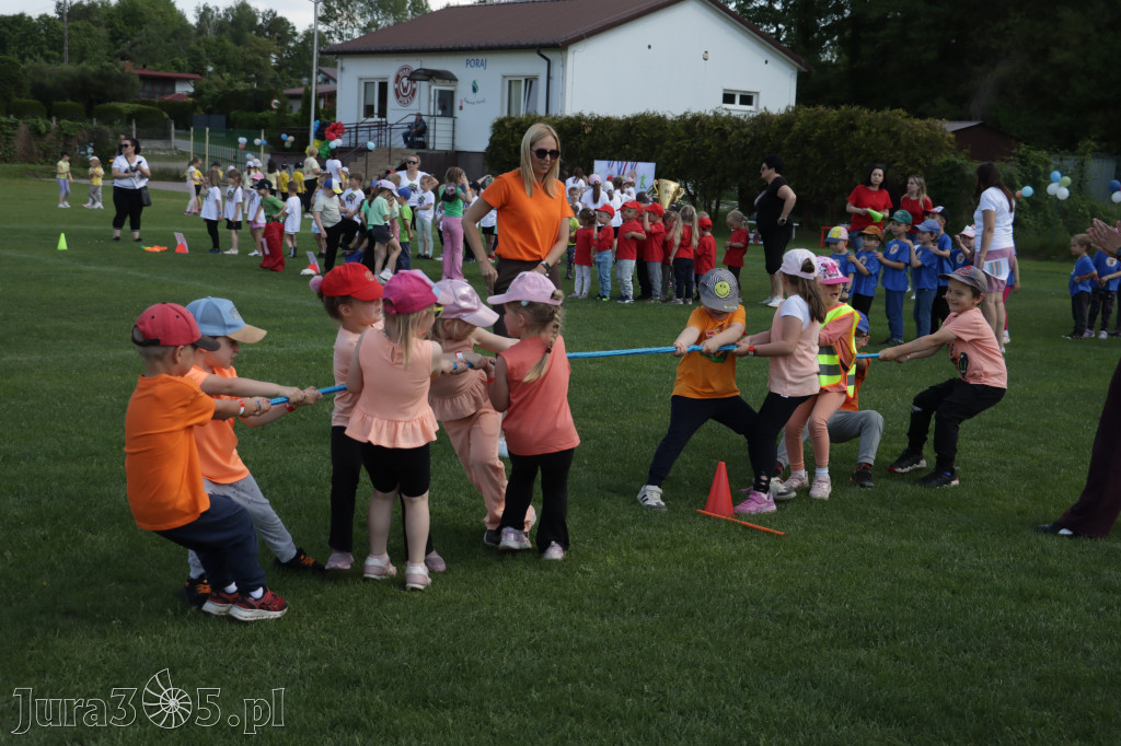Fotorelacja I: Gminna Spartakiada Przedszkolaków w Poraju