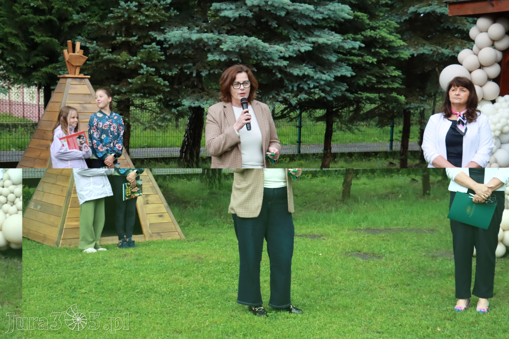 Fotorelacja: Oficjalne otwarcie „Pracowni pod chmurką” w Szkole Podstawowej nr 11 w Zawierciu - Marciszowie