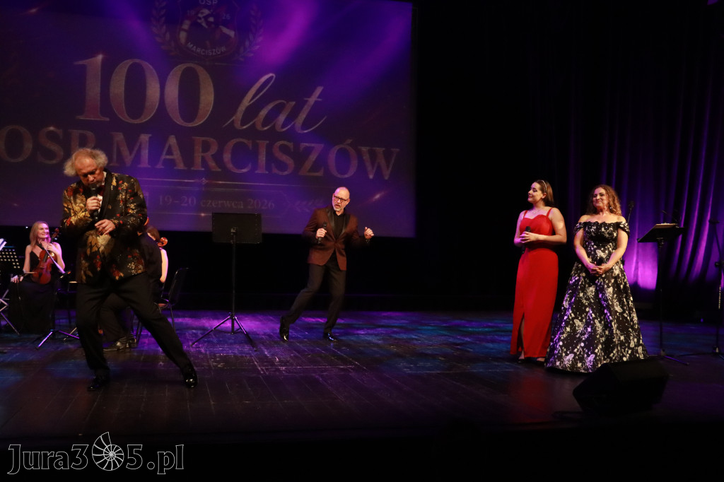 Fotorelacja: Gala z okazji jubileuszu 100-lecia OSP Marciszów w MOK Zawierciu