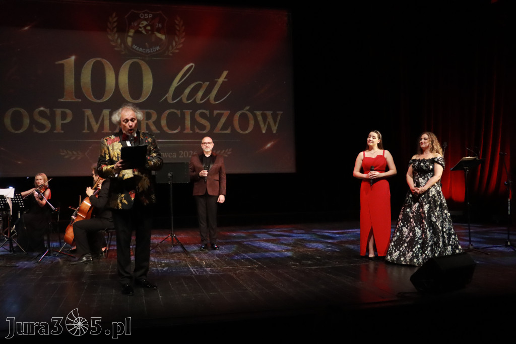 Fotorelacja: Gala z okazji jubileuszu 100-lecia OSP Marciszów w MOK Zawierciu