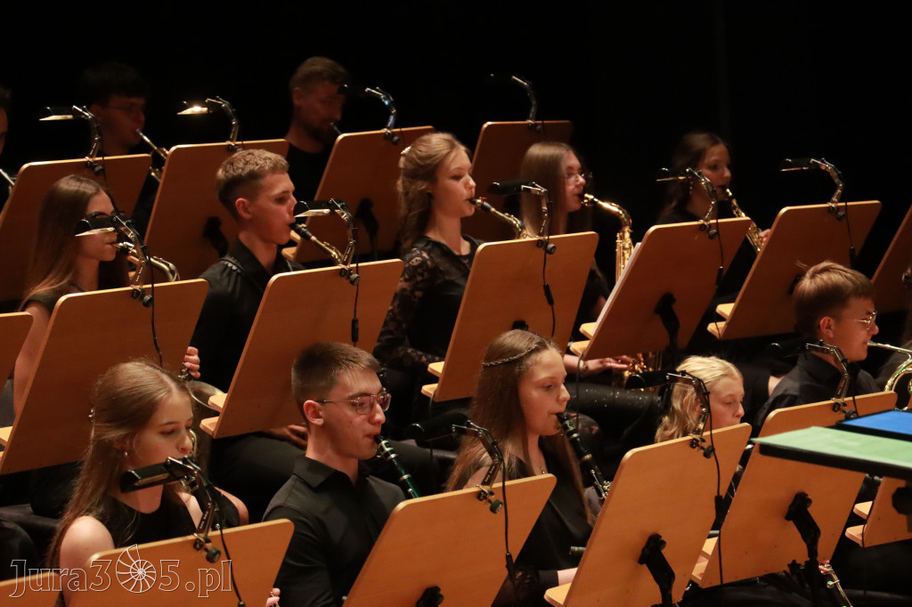 Fotorelacja: Gminna Młodzieżowa Orkiestra Dęta z gminy Koziegłowy ponownie w Filharmonii Częstochowskiej
