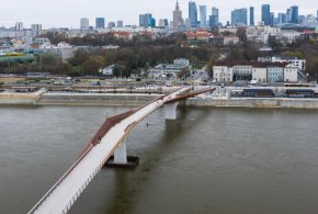 Warszawiacy mają nowy most dla pieszych i rowerzystów-24573