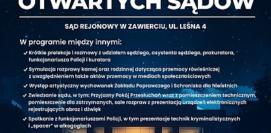 Noc Otwartych Sądów w Zawierciu. Mieszkańcy zajrzą za kulisy.