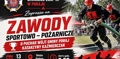 W Masłońskim odbędą się Zawody Sportowo-Pożarnicze o Puchar Wójt Gminy Poraj