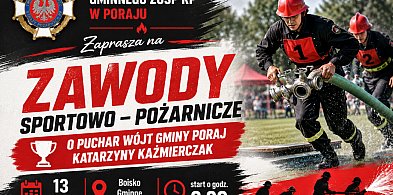 W Masłońskim odbędą się Zawody Sportowo-Pożarnicze o Puchar Wójt Gminy Poraj