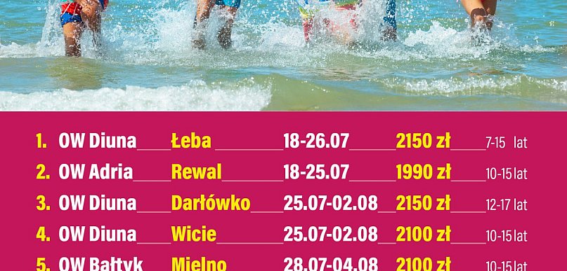 Kolonie 2026 nad Bałtykiem – niezapomniane wakacje z Maxim Travel