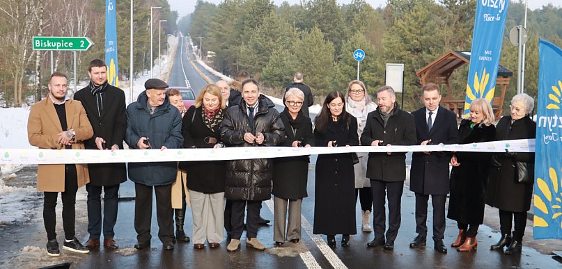 Uroczyste otwarcie nowej drogi Choroń – Biskupice