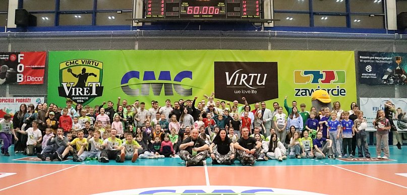 CMC VIRTU VIRET ZAWIERCIE kończy sezon wielkim zwycięstwem!