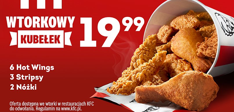 Wtorkowy Kubełek wraca do KFC!